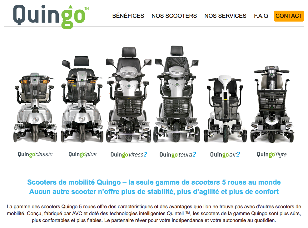 Quingo French Website